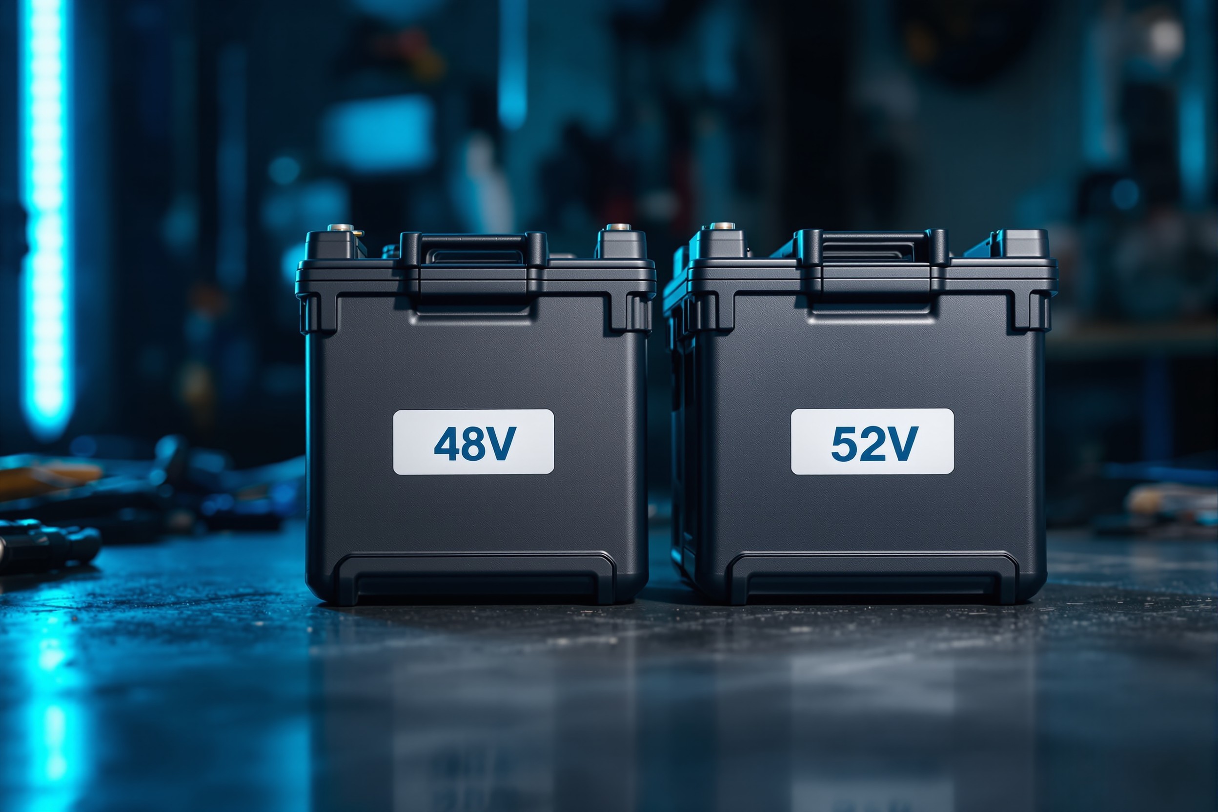 What Is the Difference Between 48V and 52V Ebike Batteries?